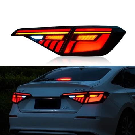 Honda Civic Tail Lamps Smoke V2 2022-2023 - Autostore.pk