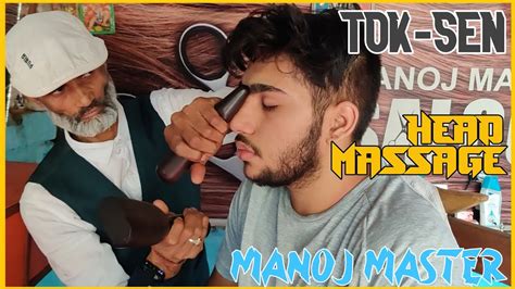 Manoj Master💈tok Sen Head Massage With Intense Neck Cracking💈master