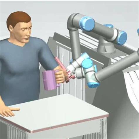 Schematic Drawing Of The Dual Cobot Arm Therapeutic System Download
