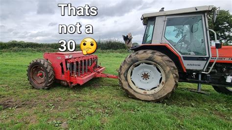 Vintage Thursday Massey Ferguson 130 Drill Youtube