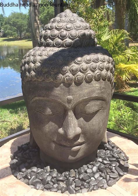 PREORDER Best Selling Large Garden Buddha Head Fountain Water Feature