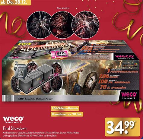 Weco Feuerwerk Final Showdown Angebot Bei Aldi Nord Prospekte De