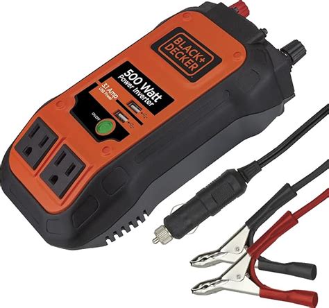 Black Decker Cargador de batería Impermeable y mantenedor 6