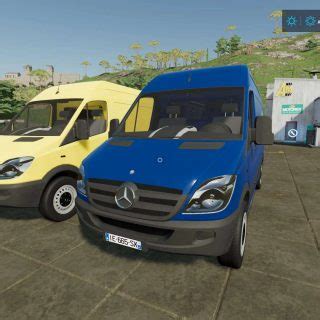 MB Sprinter 3x Service Edition V0 3 0 0 FS25 Mod FS22 Mod