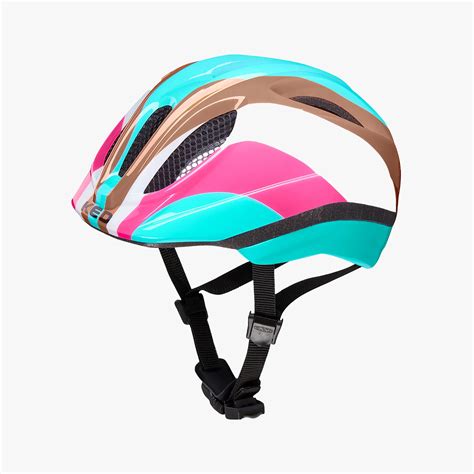 Ked Fahrradhelm Meggy Ii Trend Rainbow Retro Blue Henco Gmbh Co Kg