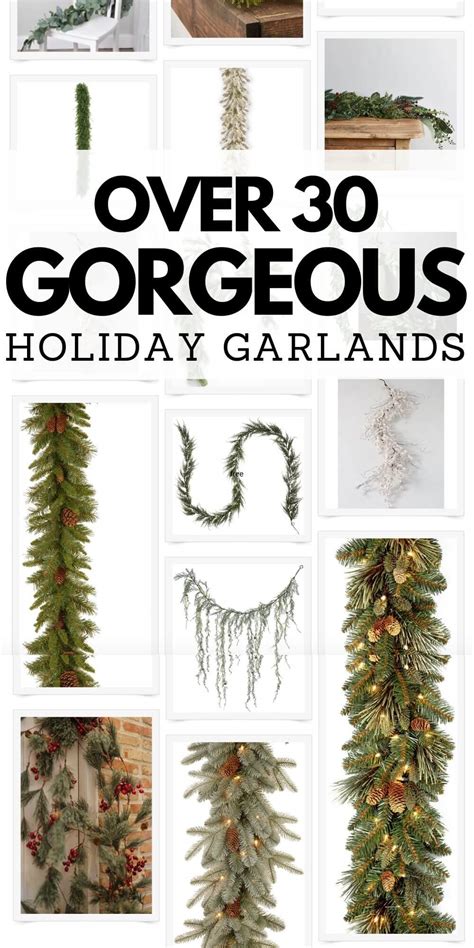 30 Gorgeous Artificial Garland Products for the Holidays - Twelve On Main