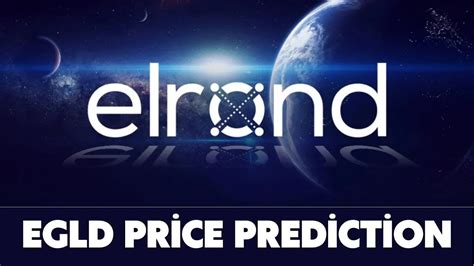 Elrond EGLD Price Prediction 2023 Elrond EGLD News Today Elrond