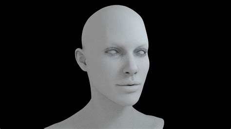 Female Head 3d Model 9 Max 3ds Obj Free3d