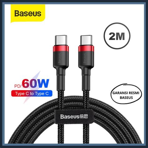 Promo Baseus Kabel Data Type C To Type C Pd 20 60w Fast Charging 2m Kota Bandung Cjmart