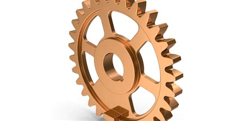 Copper Gear 3d Incl Wheel And Engineering Envato Elements