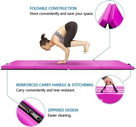 Sports & Fitness Mats & Flooring Mats Tumbling Mats for Stretching Yoga ...