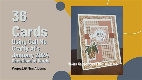 I Made 36 Cards Using Call Me Crafty Al S Kendra S Card Challenge