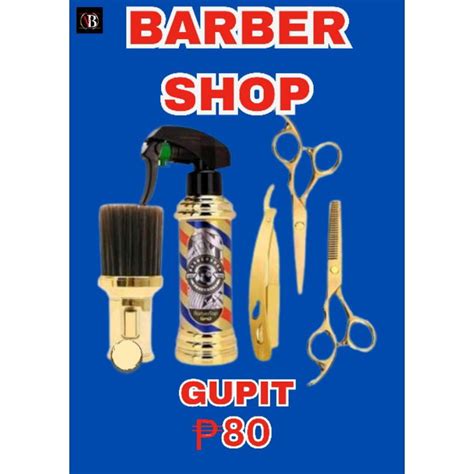 Laminated BARBERSHOP Signages A4 Size Makapal 250mic Matibay Glossy