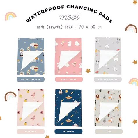 Jual Mooi Changing Pads Alas Ompol Waterproff Shopee Indonesia