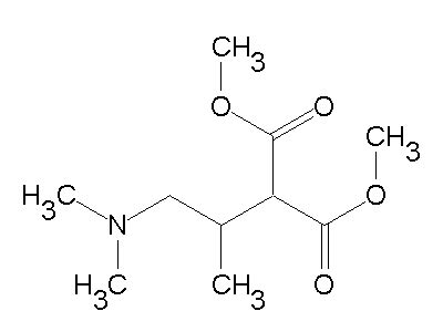 2 2 Dimethylamino 1 Methyl Ethyl Propanedioic Acid Dimethyl Ester