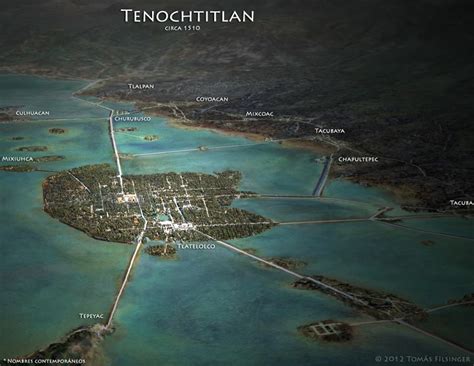 Tenochtitlan En 1519 Imu