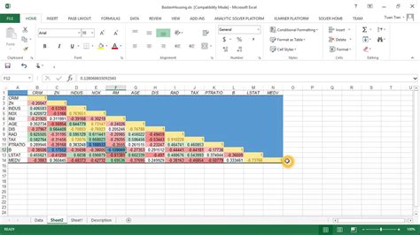 Create Correlation Matrix In Excel Or Correlation Table In Excel Images