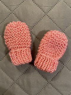 Easy Garter Stitch Baby Mittens Pattern By Marianna Mel Baby Mittens