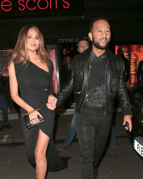 Chrissy Teigen Shows Sexy Legs And Ass At Tonnie Scotts Jazz Club In