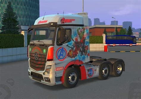 Mercedes Actros Skin Avengers Truckers Of Europe Skins