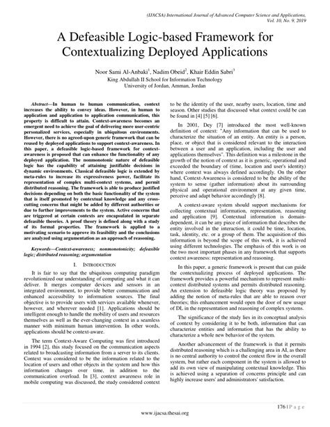 (PDF) A Defeasible Logic-based Framework for Contextualizing Deployed ...