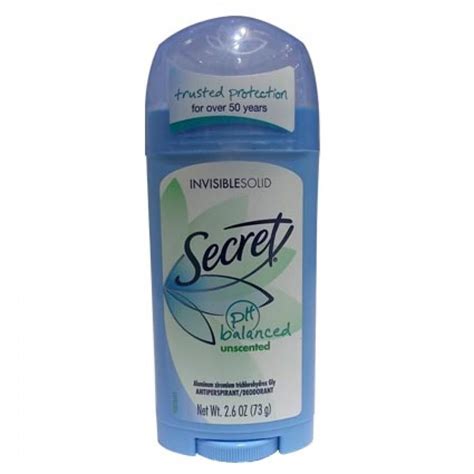 سعر ومواصفات Secret Inv Solid Deod Stick 73gm Unscented من Seif فى مصر