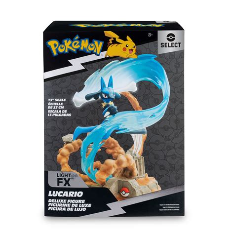 Pokemon Lucario Deluxe Statue With Lighting Function Elbenwald