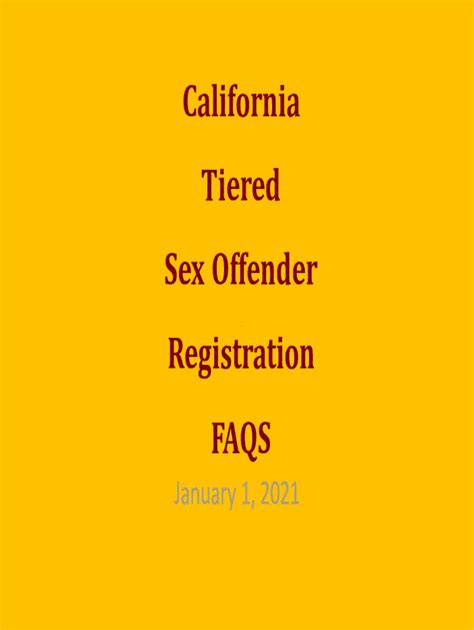 Fillable Online Sex Offender Registration In Californiasenate Bill 384 Fax Email Print Pdffiller