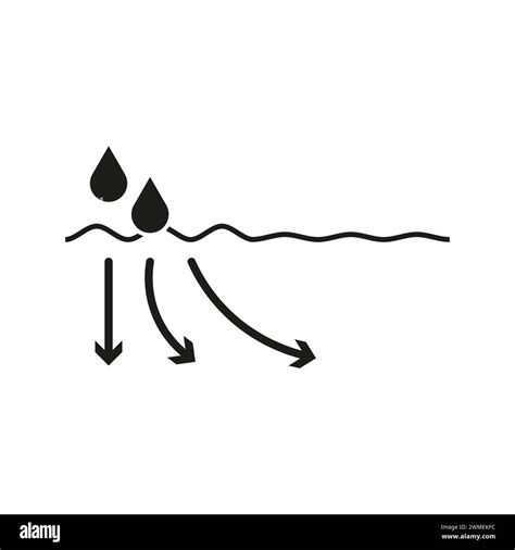 Waterproof Technology Symbol Water Resistant Surface Vector