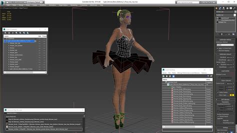 Light Skinned Black Ballerina T Pose 3d Model 149 3ds Blend C4d Fbx Max Ma Lxo Obj