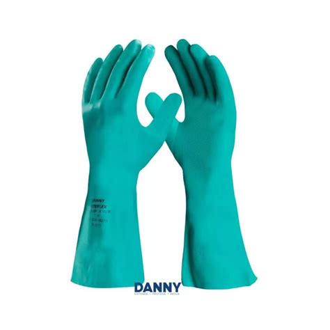 LUVA NITRILICA S FORRO NITRIFLEX P 46CM DANNY CA 12254 Nova EPI