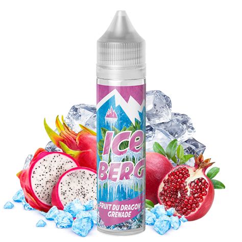 E Liquid Extra Fresh Dragon Fruit Flavor 50ml Iceberg By O Jlab