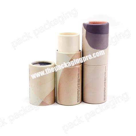 Eco Friendly Cardboard Custom Design Lip Balm Deodorant Container