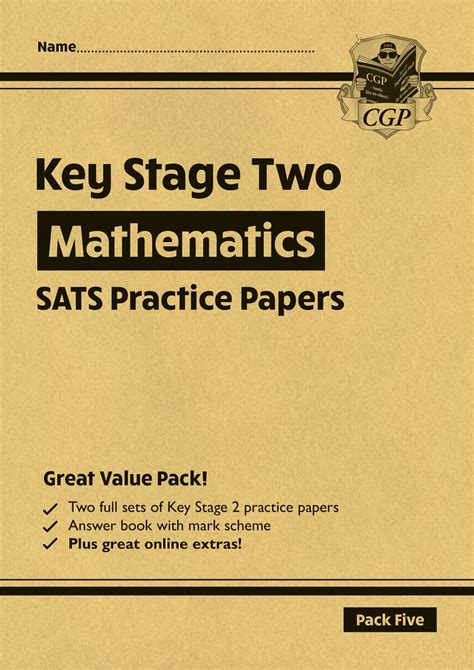 Ks2 Maths Sats Practice Papers Pack 5 For The 2024 Tests With Free Online Extras Cgp Ks2