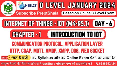 Day Mqtt Amqp Xmpp Dds Web Socket Iot For O Level Internet