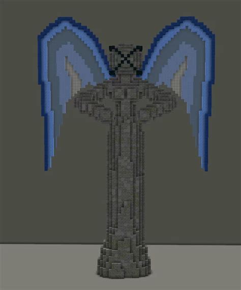 Angel Statue Schematic Minecraft Map