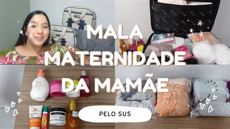 MONTANDO A MALA MATERNIDADE DA MAMÃE PELO SUS APENAS O BÁSICO O QUE