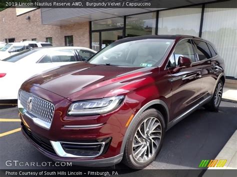 Burgundy Velvet 2019 Lincoln Nautilus Reserve AWD Cappuccino