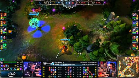 Iem S World Championship Invictus Gaming Ig Vs Fnatic Fnc