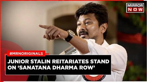 Sanatana Dharma Row Udhayanidhi Stalin Reacts To Madras Hc Order