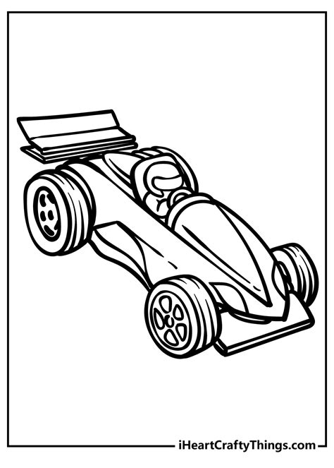 Race Car Coloring Pages