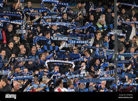 BRUGES - Club Brugge supporters during the UEFA Champions League Group ...