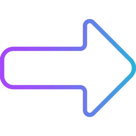 foward generic gradient outline icon