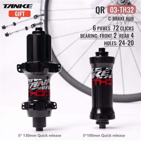 Tanke Road Bike Holes Hub Pawls Sealed Bearing Quick