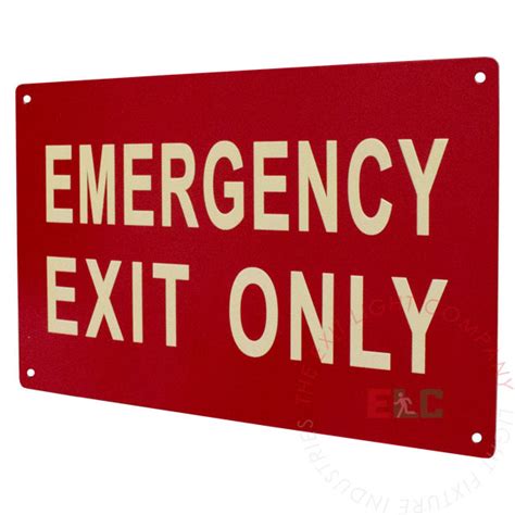 Emergency Exit Only Sign Nhe 9416 Enter Exit Ubicaciondepersonas Cdmx Gob Mx