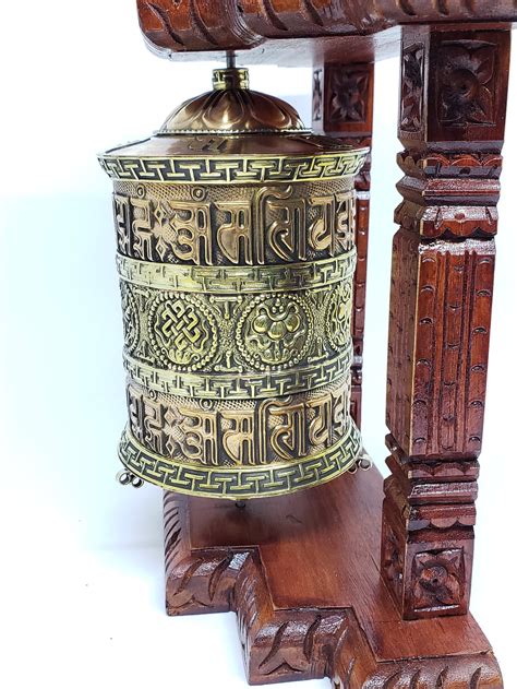 Tibetan Buddhist Handcrafted Spinning Prayer Wheel Beautiful Etsy