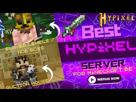 Best Hypixel Like Sky Block For Minecraft Pe Best Server For