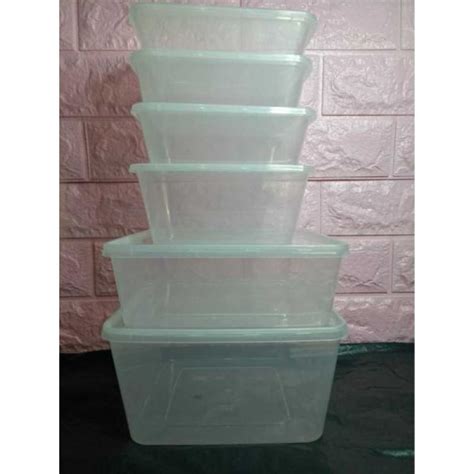 Jual 1 Pack Thinwall Box Kotak Plastik Mika Kotak Food Container