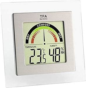 TFA Dostmann Digital Thermometer Hygrometer With Comfort Zone Dial