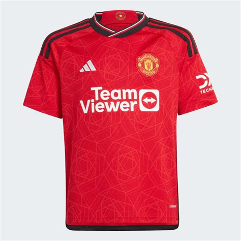 Adidas Manchester United 2324 Home Jersey Kids Red Adidas Uk